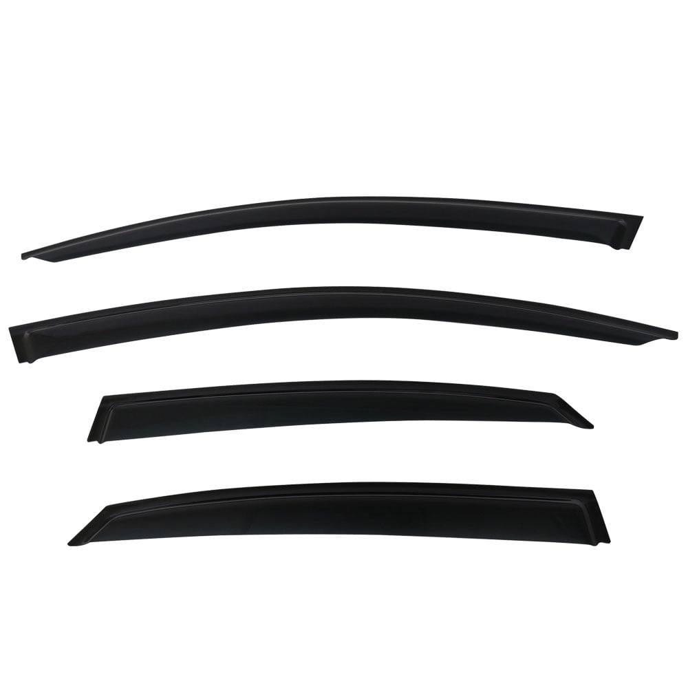 Ikon Motorsports Compatible with 2015-2021 Lexus NX200t/300/300h AZ10 Acrylic Window Visors Vent Deflector Rain Outside Mount Guard 4Pc Set