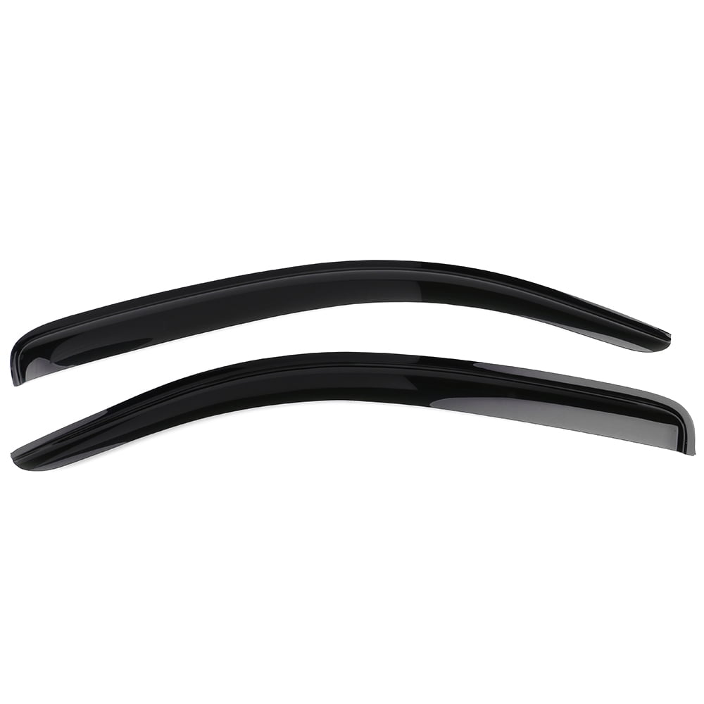 DNA Motoring Smoke Tint Rain Guards For 2005-2010 Kia Sportage - 4pc Tape-On Window Deflectors - View #4