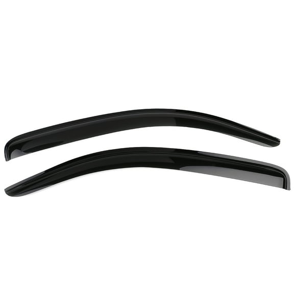 Ikon Motorsports Compatible with 2016-2023 Toyota Tacoma Access Cab Window Vent Visor Deflector Rain Guard 2Pc Set Outside Mount  2016 2022 2022