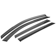 Ikon Motorsports Compatible with 2017-2025 Mazda CX5 KE Polycarbonate Window Vent Visor Deflector Rain Guard 4Pc Set Outside Mount
