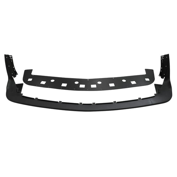 Ikon Motorsports Compatible with 2018-2023 Dodge Challenger Demon & Widebody Models Front Bumper Lip DM Style Textured Black PP