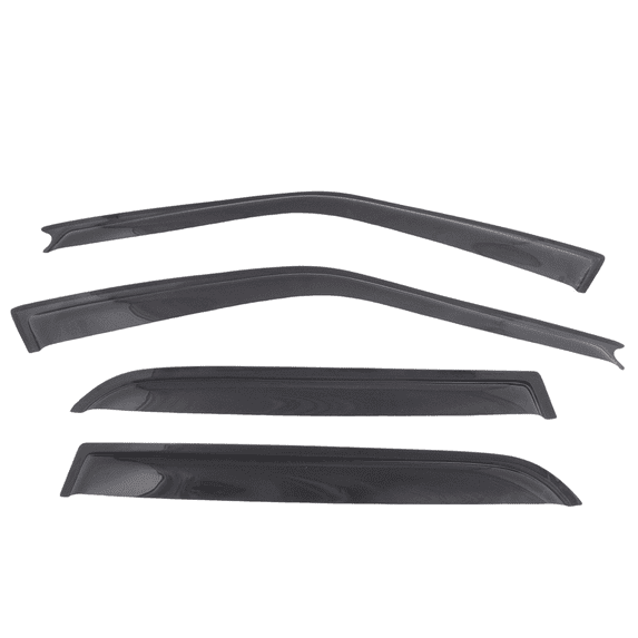 Ikon Motorsports Compatible with 88-91 Honda Civic Sedan Polycarbonate Window Vent Visor Deflector Rain Guard 4Pc Outside Mount 1988 1989 1990 1991