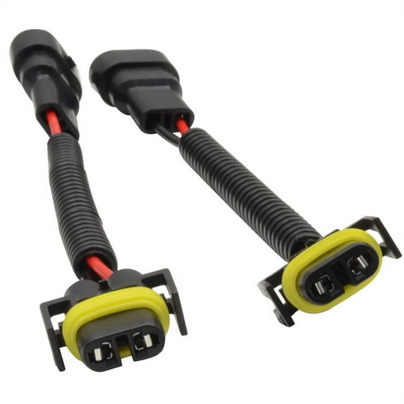 Ikon Motorsports Compatible with 9006 Bulb To H11 H8 Hightlight Fog Light Conversion Wiring Plug Adapter Harness