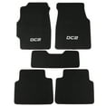 thumbnail image 1 of Ikon Motorsports Compatible with 94-01 Acura Integra DC2 Logo OE Factory Style Black Nylon Carpet Car Floor Mats Front Rear 5PC Black, 1 of 8