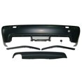 thumbnail image 1 of Ikon Motorsports Compatible with 97-03 BMW E39 5-Series M5 Style Rear Bumper Twin Muffler Single Out PP, 1 of 3
