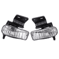 thumbnail image 1 of Ikon Motorsports Compatible with 99-02 Chevy Silverado & 00-06 Suburban Tahoe Clear Lens Fog Lights Lamp 2PC, 1 of 7