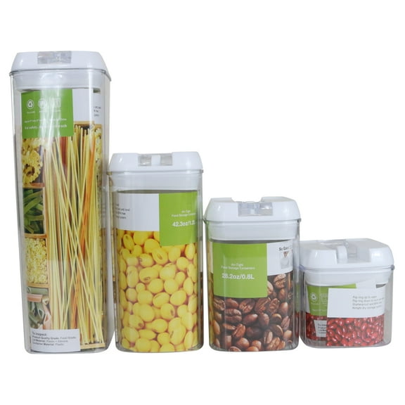Ikon Motorsports Compatible with Cereal Dispenser Storage Box Kitchen Grain Rice Space Saver Food Container