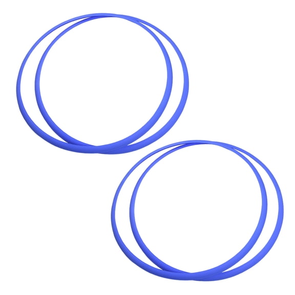 Ikon Motorsports Compatible with Heavy Duty Wheel Guard Rim Protecting Trim 17 inch Blue