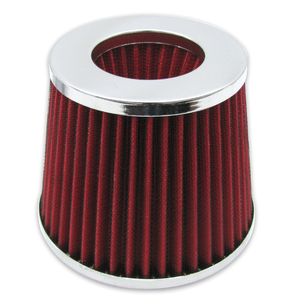 Ikon Motorsports Compatible with Red 3 Inch Air Filter Cold Intake ...