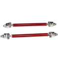thumbnail image 1 of Ikon Motorsports Compatible with Red Adjustable Front Bumper Lip Spoiler Splitter Strut Rods Support 8-10.6 Inch, 1 of 6