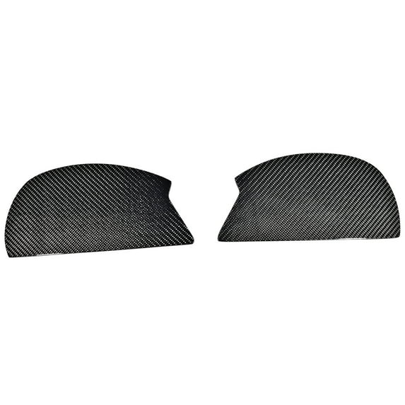 Ikon Motorsports Compatible with V3 Universal GT Rear Trunk Spoiler Wing Side Plate Add On- Carbon Fiber CF