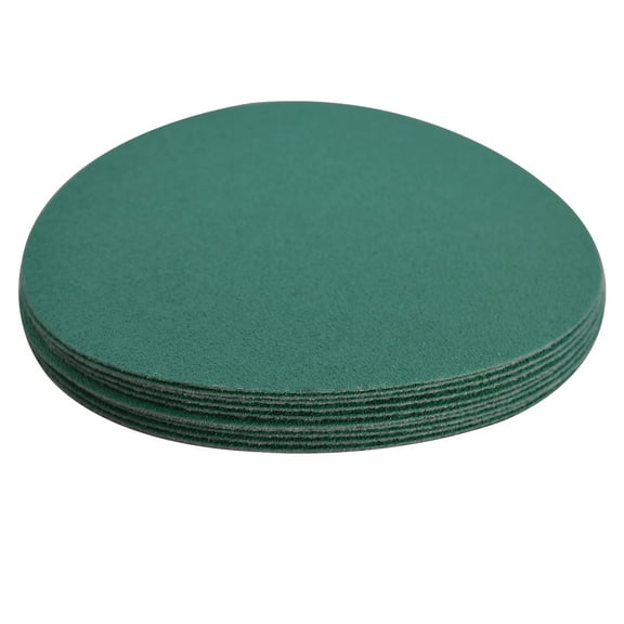 Ikon Motorsports Compatible with Wet Dry 5 Inch No Hole Sand Paper Disc 80 Grit Bodykit Repair Sandpaper 10PC