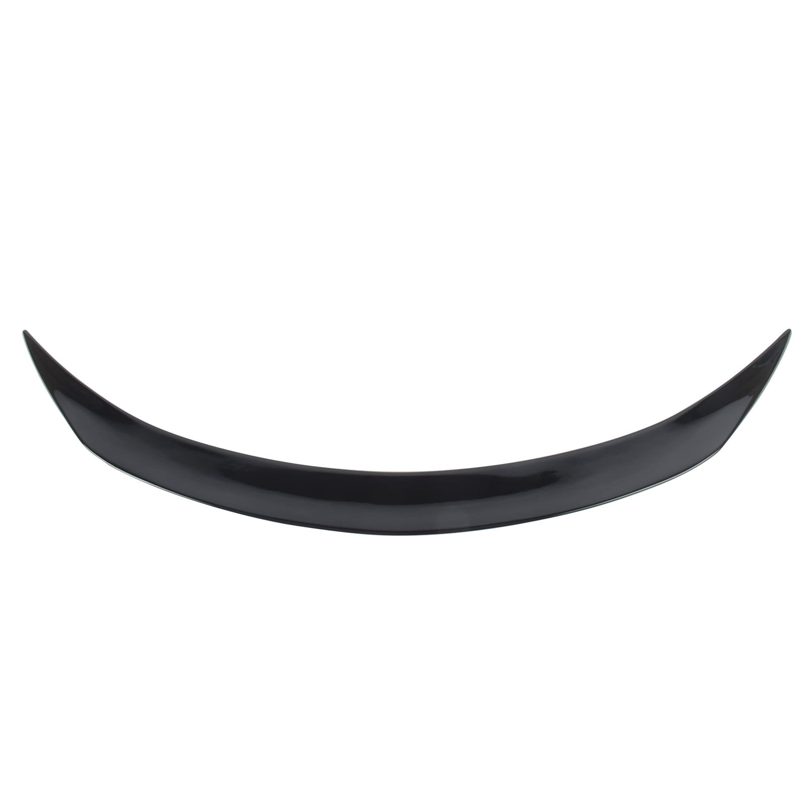 Ikon Motorsports Customize Highkick Duckbill Rear Trunk Deck Lid Spoiler Tail Wing Lip Car Exterior Auto Parts Compatible With 2019-2023 Mercedes-Benz C257 CLS-Class AMG Style White ABS Plastic