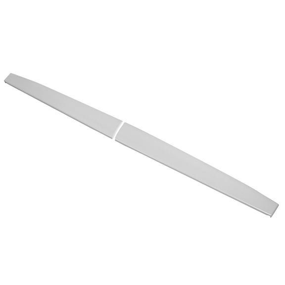 Ikon Motorsports Dashboard Wrap Cover Compatible With 2020-2023 Tesla Model Y & 2021-2023 Model 3 ABS Plastic White Front Dashboard Cover Wrap Cap Accessory 2PCS