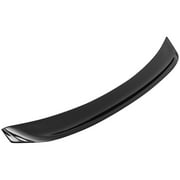 Ikon Motorsports Duckbill Trunk Spoiler Compatible With 2022-2025 Honda Civic 4-Door Sedan IKON Style Gloss Black ABS Plastic Rear Tail Trunk Lip Wing Spoiler