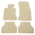 thumbnail image 1 of Ikon Motorsports Front & Rear Floor Mats Fits 2005-2010 BMW E60 5-Series Sedan, Factory Fitment Nylon Car Liner Carpets Beige  4PCS, 1 of 7