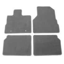 Ikon Motorsports Floor Mat Compatible With 2010-2017 Chevrolet Equinox Factory Fitment Grey Nylon Front & Rear Car Floor Mats Liner Carpets Replacement 4PCS