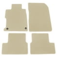 thumbnail image 1 of Ikon Motorsports Floor Mat Compatible With 2012-2013 Honda Civic 2-Door Coupe Factory Fitment Beige Nylon Front & Rear Car Floor Mats Liner Carpets Replacement 4PCS, 1 of 8