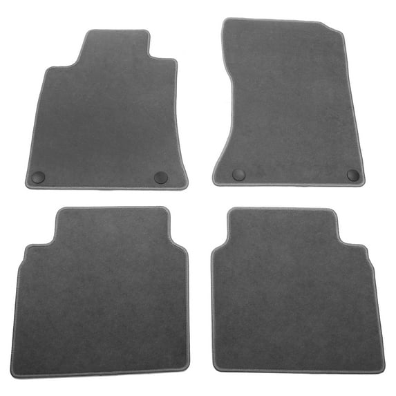 Ikon Motorsports Floor Mat Fits 2019-2025 Nissan Altima Gray Nylon OEM Fitment Style Front & Rear Floor Mats Anti-slip Carpets Replacement 4PCS