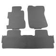 thumbnail image 1 of Ikon Motorsports Floor Mats Compatible With 2006-2011 Honda Civic Sedan 4-Door, Gray Latex All Weather Car Auto Front Rear Carpets Liner 3PC Set Protector, 1 of 9