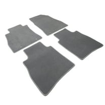 Ikon Motorsports Floor Mats Fits 2013-2019 Nissan Sentra, Car Nylon Gray Carpets Liner Protector Guard 1st 2nd Row Front Rear Protection Cover 4PC