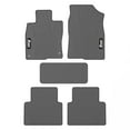 thumbnail image 1 of Ikon Motorsports Floor Mats Compatible With 2016-2021 Honda Civic 4-Door Sedan Hatchback, Latex Heavy Duty All Weather Season Car Auto Front Rear Carpets Liner 5PC Gray, 1 of 9