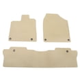 thumbnail image 1 of Ikon Motorsports Floor Mats Fits 2017-2024 Honda Ridgeline Beige Nylon OEM Fitment Style Front & Rear Floor Mats Anti-slip Carpets Replacement 3PCS, 1 of 9