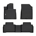 thumbnail image 1 of Ikon Motorsports Floor Mats Compatible With 2022-2025 Hyundai Tucson Non-Hybrid, 3D Molded Custom Carpets 1st 2nd Row Front Rear Protection 3PC Pad Black TPE All Weather Liner, 1 of 9