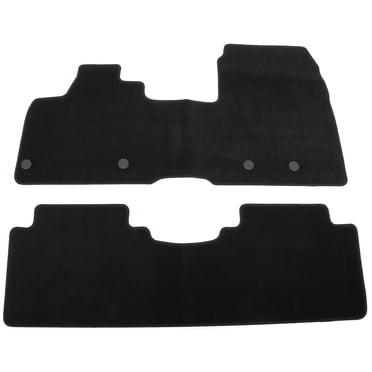 Black Nylon Carpet Floor Mats For 2007-2012 Nissan Altima 4-Door | HQ-PARTS 4pc Set (HQ-FMNA0712)