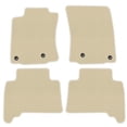 thumbnail image 1 of Ikon Motorsports Floor Mats Fits 2014-2024 Toyota 4Runner & 2014-2023 Lexus GX460, Beige Nylon Car Auto Front Rear Carpets Liner 4PC Set Protector, 1 of 9
