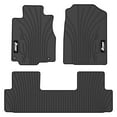 thumbnail image 1 of Ikon Motorsports Floor Mats Compatible With 2012-2016 Honda CR-V, Latex Heavy Duty All Weather Season Car Auto Front Rear Carpets Liner 3PC Black, 1 of 8