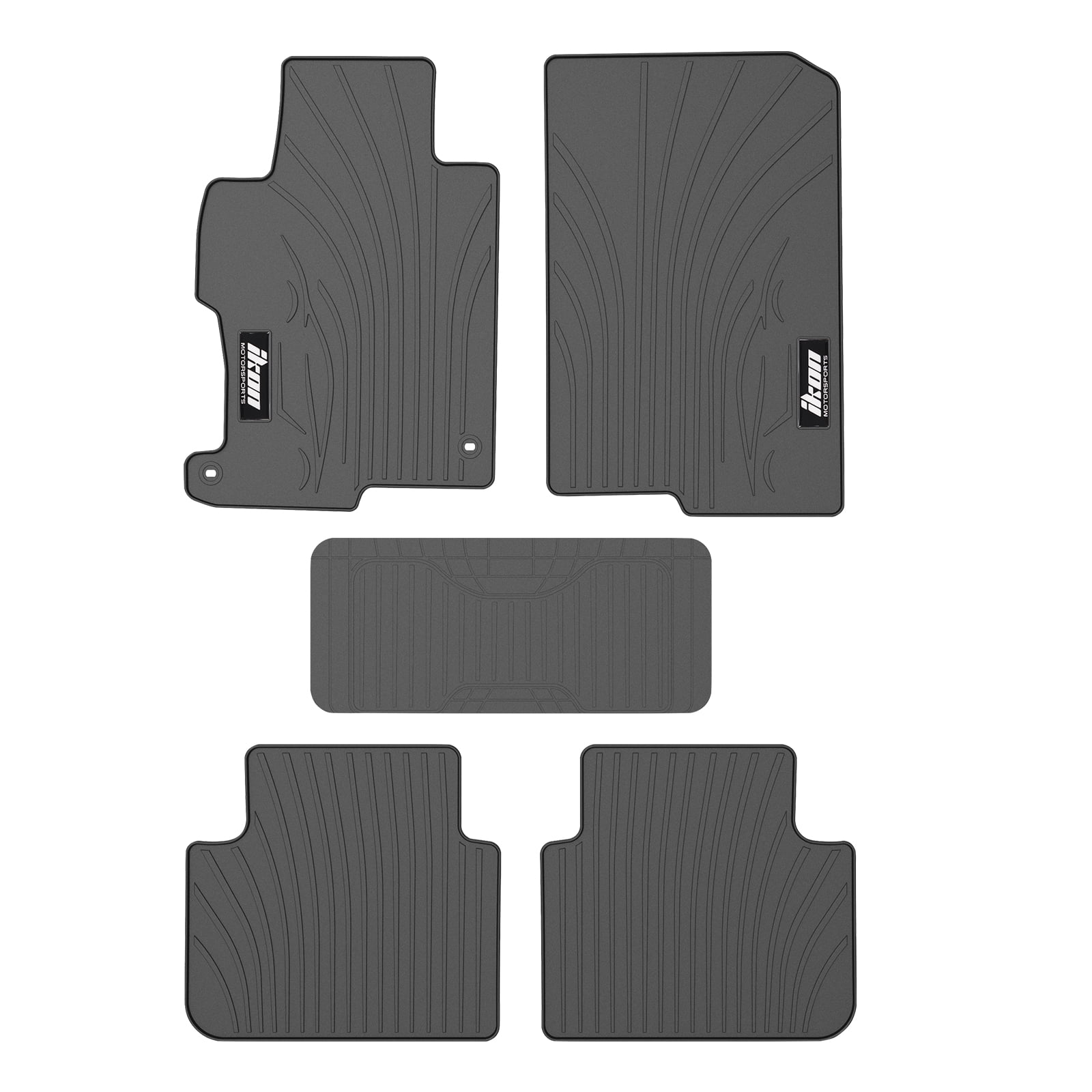 Ikon Motorsports Floor Mats Compatible With 20132017 Honda Accord