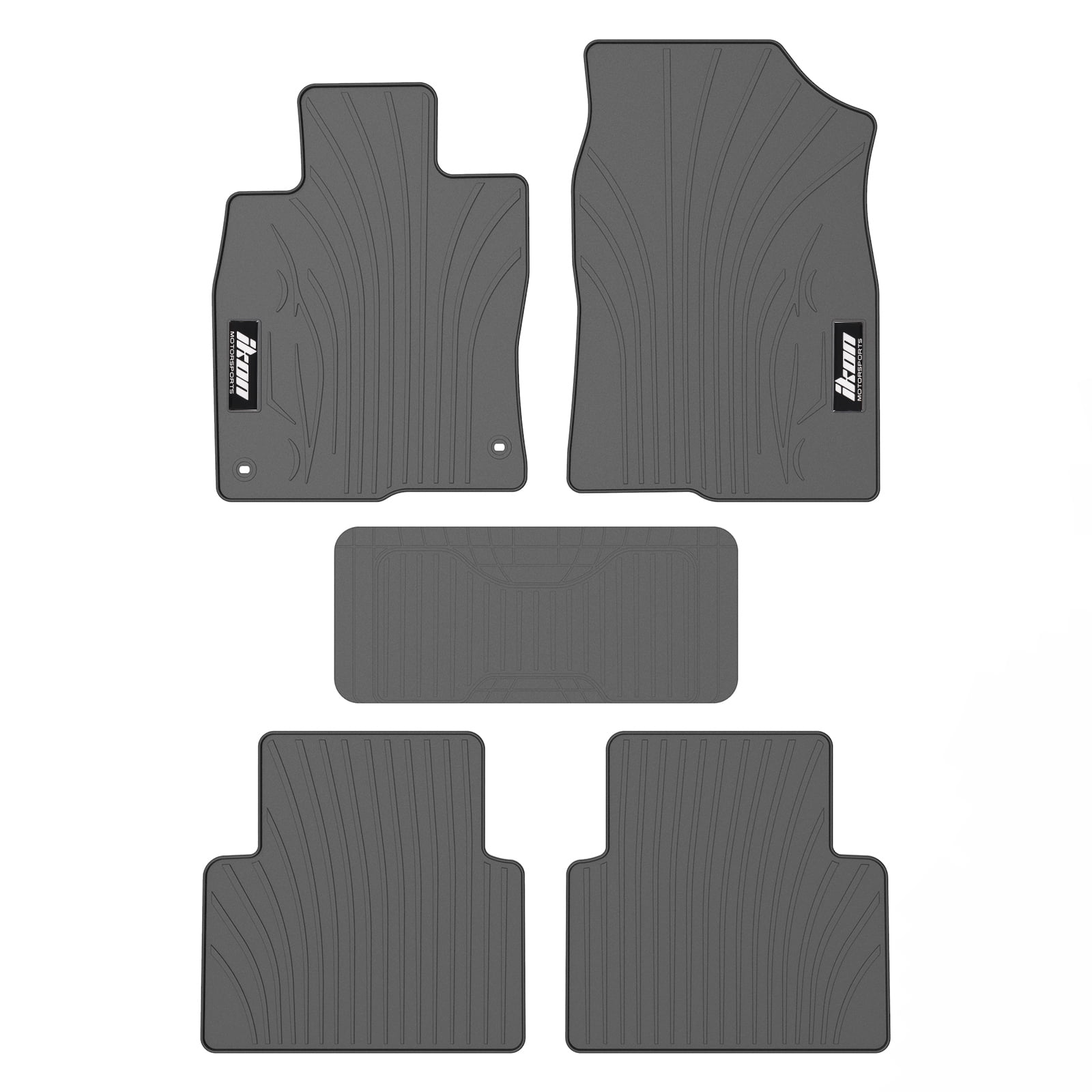 Ikon Motorsports Floor Mats Compatible With 20162021 Honda Civic 4