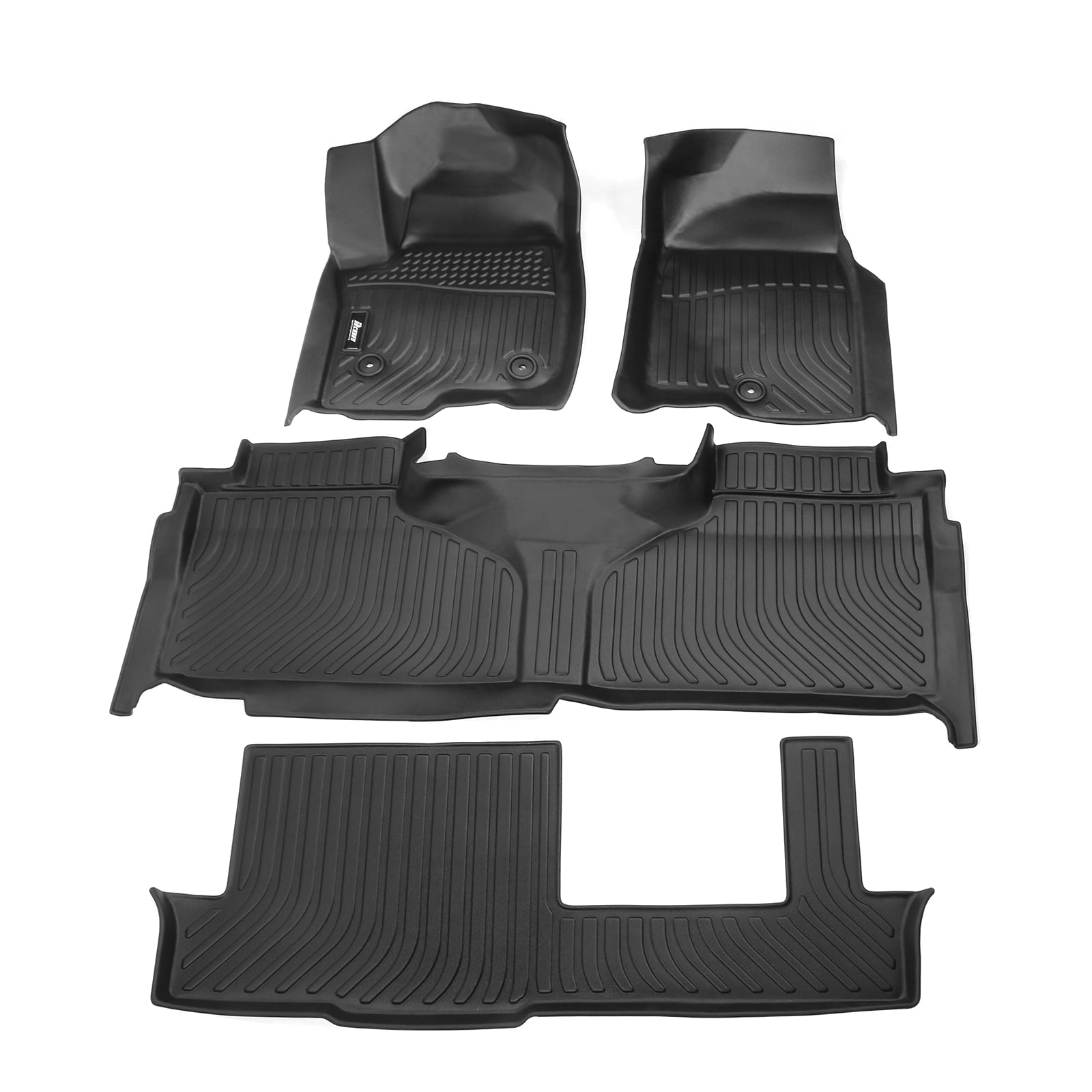 Ikon Motorsports Floor Mats Compatible With 20212023 Chevrolet Tahoe