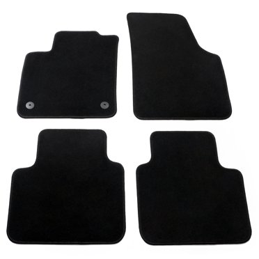 Genuine Volkswagen Atlas Cross Sport Black Carpet Floor Mats – 2020-2025 – OEM 3CM-061-370-WGK