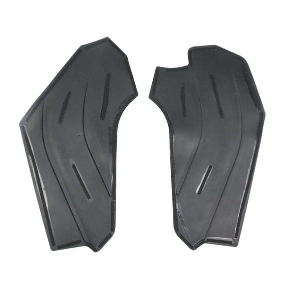 Ikon Motorsports Front Anti-Kick Pads Compatible With 2020-2023 Tesla Model Y Black Injection TPE Waterproof Center Console Side Cover Protector Pads Interior Guard Accessories 2PCS