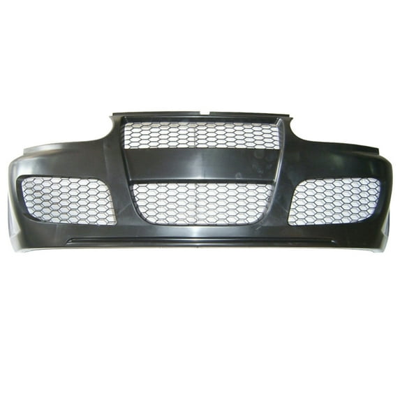 Ikon Motorsports Front Bumper Cover ompatible with 93-99 VW Golf 3 MK3 GT3 Style Bumper Guard Cover With Honeycomb Mesh