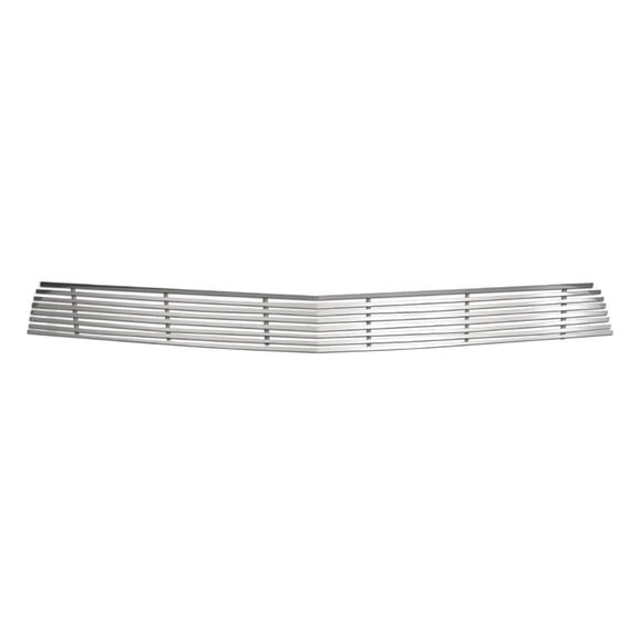 Ikon Motorsports Front Bumper Hood Lower Billet Grille Insert Replacement For 2010-2013 Chevy Camaro Chrome Stainless Steel