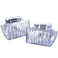 thumbnail image 1 of Ikon Motorsports Front Bumper Lights Compatible with 87-96 Chevy Beretta Turn Signal Parking Lights Lamp Clear Pair, 1 of 1