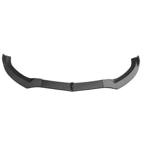 Ikon Motorsports Front Bumper Lip, Compatible with 2015-2018 Mercedes-Benz W205 C-Class DP Style Matte Black PP Air Dam Chin Spoiler Protector Splitter 3PCS