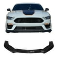 thumbnail image 1 of Ikon Motorsports Front Bumper Lip Compatible With 2021-2023 Ford Mustang Mach 1 Matte Black PP Polypropylene Handling Package Style Front Lip Spoiler Splitter, 1 of 8