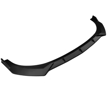 Ikon Motorsports Front Bumper Lip Compatible With 2021-2023 Hyundai Elantra 4-Door Sedan Matte Black PP Polypropylene 3PC Chin Spoiler Body Kit Splitter