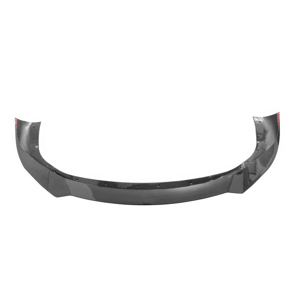 Ikon Motorsports Front Bumper Lip Compatible With 2021-2025 Tesla Model S, Carbon Fiber Print 3PC Front Lip Spoiler Splitter PP Protector Lower Chin Diffuser