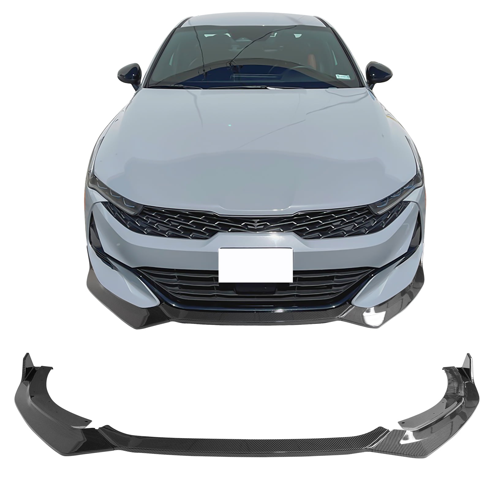 Ikon Motorsports Front Bumper Lip Compatible With 20212023 Kia K5 GT