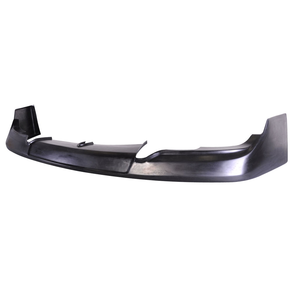 Ikon Motorsports Front Bumper Lip Compatible with 97-98 Nissan 240SX Unpainted Black PU