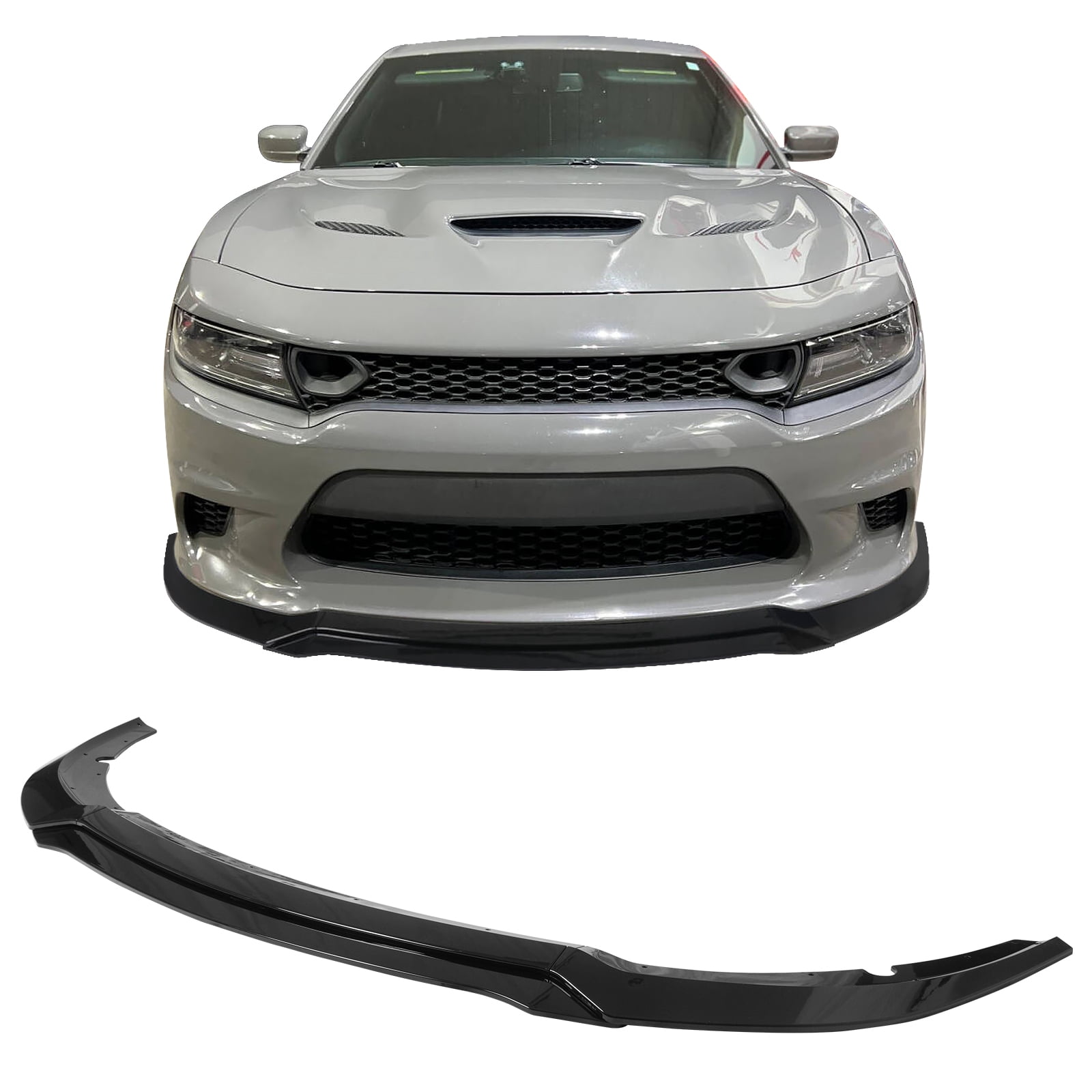 For Dodge Charger 2015-23 Front Bumper Lip Splitter Spoiler Body Kit Gloss Black | UK For Dodge Charger 2015-23 Front Bumper Lip Splitter Spoiler Body Kit Gloss Black | UK