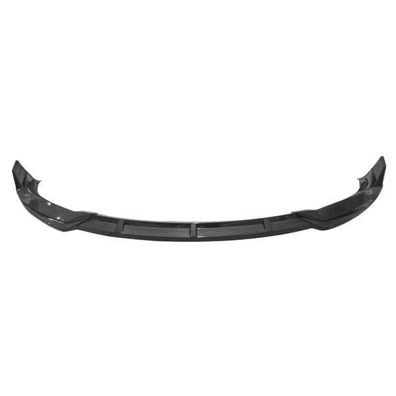 Ikon Motorsports Front Bumper Lip Fits2016-2021 Tesla Model X Carbon Fiber Print PPAdd on Air Dam Chin Spoiler Protector Splitter 3PCS