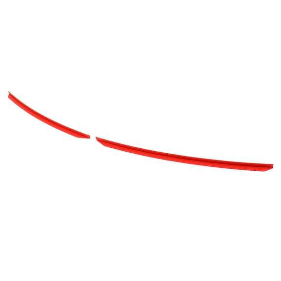 Ikon Motorsports Front Bumper Lip Protector Compatible With 2022-2025 Subaru BRZ Coupe 2-Door STI Style Red Front Bumper Lip Splitter Protector BodyKit