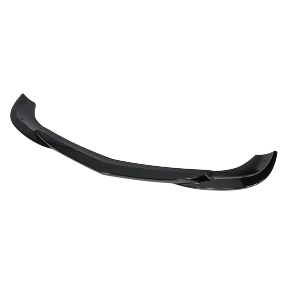 Ikon Motorsports Front Bumper Lip Spoiler Added on Bodykit Replacement Compatible With 2012-2014 Benz W204 C Class ABS Plastic GH Style Gloss Black