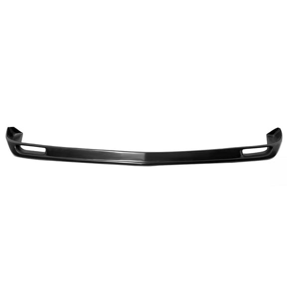 Ikon Motorsports Front Bumper Lip Spoiler Lower Air Dam Chin Splitter Bodykit Replacement Compatible With 1987-1996 BMW E34 5-Series M-Tech Style PU Polyurethane Unpainted Black